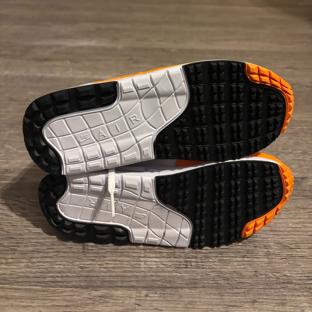 Nike Air Max 1 86’ OG Big Bubble Golf Shoe - Orange White and Gray - Picture 6 of 6